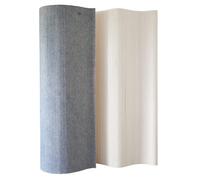 Paravent bambou 200 x 250 cm blanc