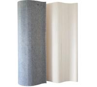 Paravent bambou 200 x 250 cm blanc