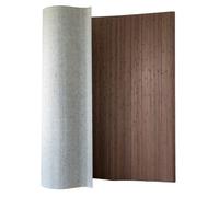 Paravent bambou 200 x 250 cm brun fonce