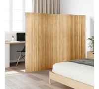 Paravent Bambou Marron Foncé Séparateur de Pièce Cloison 250 x 165 cm vidaXL