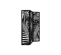 Paravent contemporain en Bois coloris Noir - 120 x 170 cm --