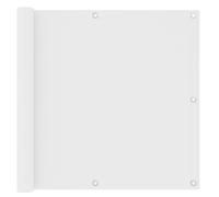 Paravent de balcon vidaXL, blanc, 90 x 300 cm, tissu Oxford