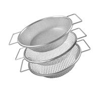 Paravent de jardin avec couches de maille métallique | Lot de 3 filtres de sol pour le nettoyage du mélange de démarrage, la séparation des débris, la préparation du remplissage
