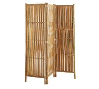 Paravent d'intérieur - Box and beyond - 139x160 cm - Bambou - 3 Panneaux - Séparateur de Pièce - Chambre, Salon, Bureau