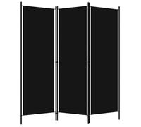 Paravent d'intérieur - vidaxl - 3 panneaux - Noir - 150x180 cm - Métal - Contemporain - 2.76 kg - Rectangulaire