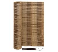 Paravent d'intimité imitation rotin pour balcon, dimensions 1 x 3 mètres