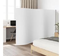 Paravent en bambou blanc 400 cm largeur 165 cm hauteur | Rangement enroulable imperméable couleur neutre pour chambre à coucher et salon