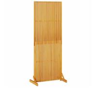 Paravent en bois d'acacia - vidaXL - 79.5x50x200 cm - Marron - Bois d'acacia massif - Intérieur & extérieur - Durable