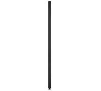 Paravent en bois noir - Paravent à lattes réglables de 70 à 240 cm de haut pour le salon/le bureau, l'entrée - Solution d'intimité élégante de 80 cm (31")