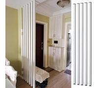 Paravent en bois réglable de 70 à 240 cm | Paravent élégant à lattes pour la maison, le bureau, l'entrée | Séparateur d'espace facile à installer