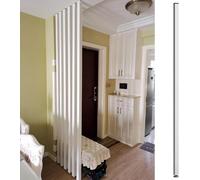 Paravent en bois réglable de 70 à 240 cm - Séparateur de sol au plafond à lattes élégant pour la maison et le bureau - Séparateur d'espace facile à installer