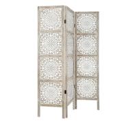 Paravent ""Etnik"" blanc H170cm - Atmosphera Créateur d'intérieur