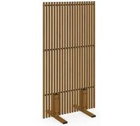 Paravent extérieur ajouré claustra décoratif extérieur 80 x 150 cm effet bois