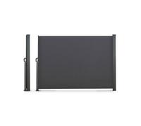 IDMARKET Paravent extérieur rétractable 180 x 300 CM gris anthracite store latéral