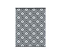 Paravent extérieur rétractable 180 x 400 cm motif pierre store latéral