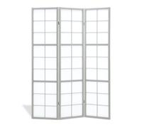 Paravent gris shoji 3 panneaux