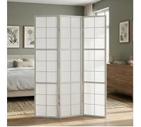 Paravent gris shoji 3 panneaux