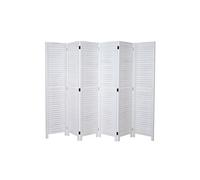 Mendler Paravent HWC-C30 - Blanc Shabby