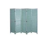 Paravent HWC-C30 Shabby-Look Vintage 170x205cm vert