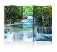 Paravent intérieur - double face - LumaSoul - Motif Nature - 5-2-7-0-3b-1-2-5 - 5 parties - 172x225 cm - Cascade 2