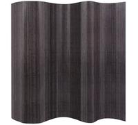 Paravent Interieur Pliable | Cloison de Séparation | Paravent en Bambou 250 x 195 cm Gris[110]