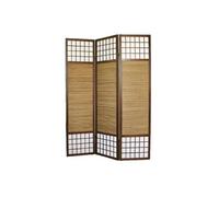 Paravent japonais avec bambou en bois de 3 Panneaux --