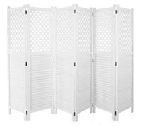 Mendler Paravent HWC-A84 Blanc