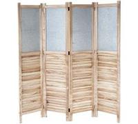 Mendler Paravent Bois et Métal