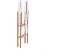Paravent pliable en aluminium pour la salle de bain, le jardin, la chambre et le balcon - 130 x 55 x 90 cm