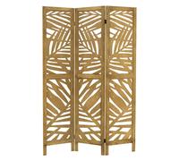 Paravent Raumteiler Faltbare Trennwand 3 Teile Holz Raumtrenner Sichtschutzwand