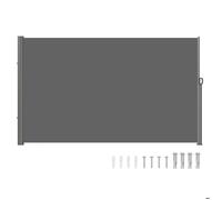 Paravent Retractable Exterieur Double-VEVOR-71x118 pouces-Auvent Store-Latéral Enroulable Protège du Soleil ou du Vent
