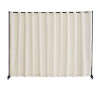 VEVOR Cloison de séparation en tissu – Paravent autoportant 308,5×245,5 cm beige avec roulettes