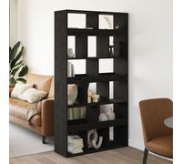 Paravent vidaXL 2 pcs Chêne noir 100x33x187,5 cm Bois d'ingénierie