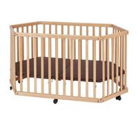 Parc Bb Pliant En Hetre Massif Naturel 84 X 143 X 75 Cm