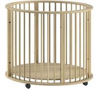 Parc bébé 90 cm bois naturel Marron