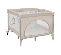 Parc LIONELO Mille Plus jusqu'à 15 kg, 6-36 mois, avec matelas en mousse, ensemble de jouets colorés et sac de transport pratique - Beige