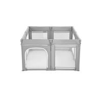 VEVOR Parc Bébé Modulable Pliable, 200 x 178 cm, Parc de Jeu Enfant, Porte Zippée, Maille Respirante Douce, Barrière Jeu pour Tout-petits Apprendre à Marcher et Se Tenir Debout, Intérieur et Extérieur