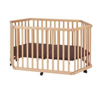 Parc bébé pliable bois naturel lies
