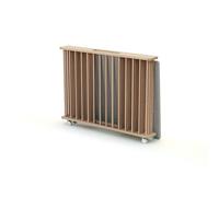 Parc Bébé Pliant En Bois Hêtre Brut 70 X 100 Cm Marron