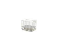 WEBABY Parc bébé pliant CALI 70x100 bois - 3 hauteurs, roulettes, jusqu'à 24 mois - Blanc