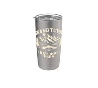 Parc national de Grand Teton Gobelet isotherme en acier inoxydable double paroi