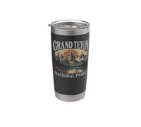 Parc national de Grand Teton Gobelet isotherme en acier inoxydable double paroi