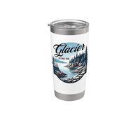 Parc national des glaciers Gobelet isotherme en acier inoxydable double paroi