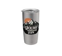 Parc national des glaciers Gobelet isotherme en acier inoxydable double paroi