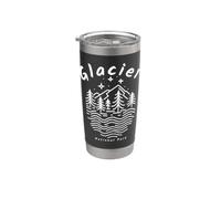 Parc national du Glacier Gobelet isotherme en acier inoxydable double paroi
