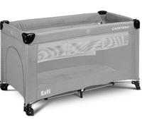 Parc pliable avec côté rabattable Caretero - Esti, gris
