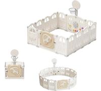 Parc pliable avec panier de basket – 50 ballons colorés inclus – pour bébés et jeunes enfants – 149 x 152 x 62 cm