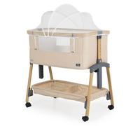 Parc pour bébé avec cloison mobile Cangaroo - Amo, beige