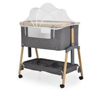 Parc pour bébé avec cloison mobile Cangaroo - Amo, gris foncé