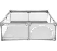 Parc pour bébé, grand parc pour tout-petits 2000 x 1490 mm, parc pour bébé d'intérieur/extérieur avec 50 balles océaniques, porte à fermeture éclair et maille respirante, centre d'activités sécurisé s
